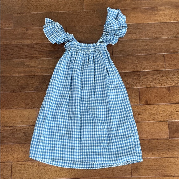 Reformation Blue Gingham Mini Dress - Picture 4 of 4